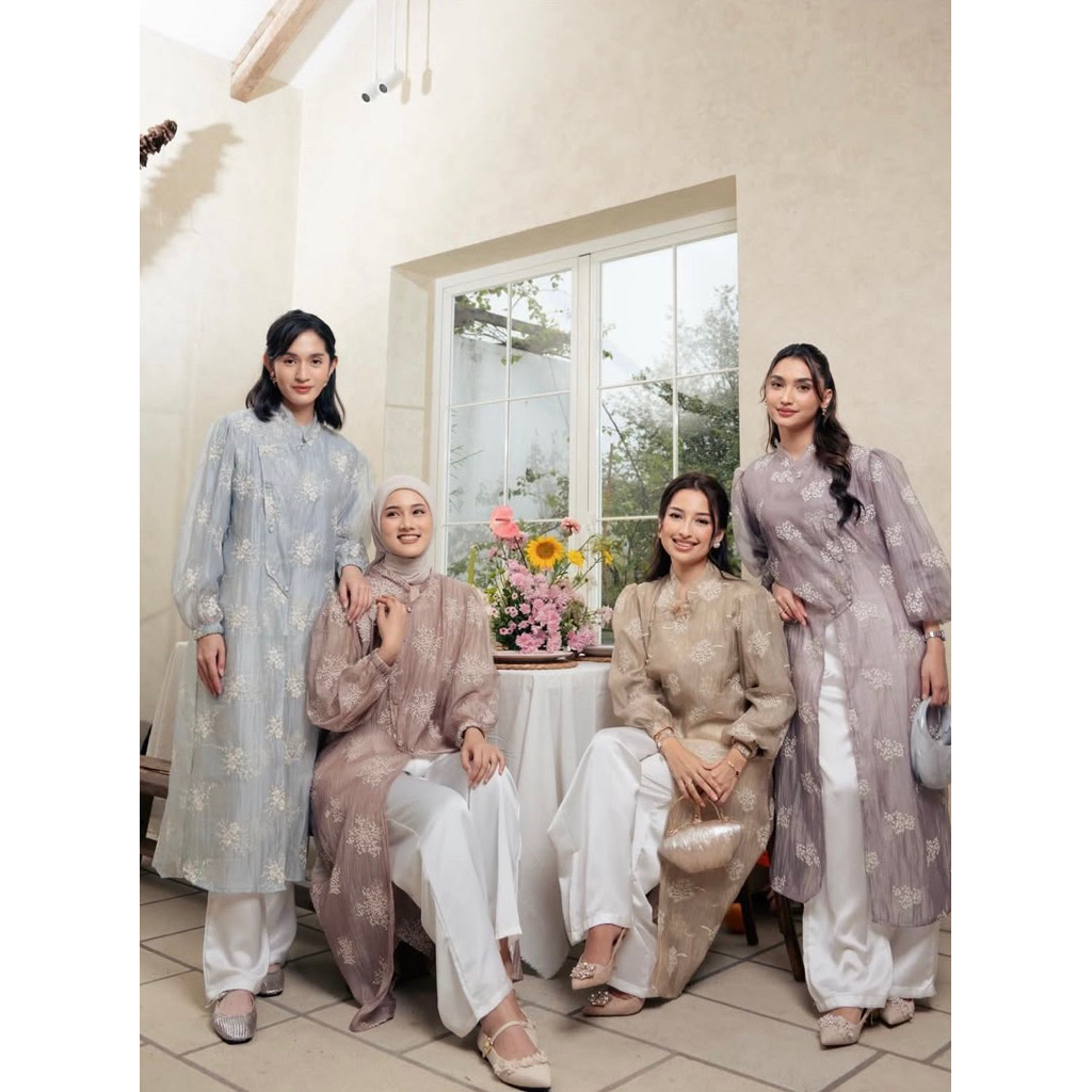 MAURA TUNIK || GANIA MIDI DRESS HAIDEE ORLIN