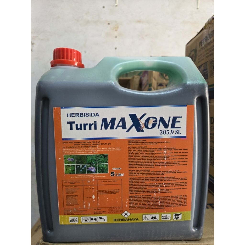 Herbisida Kontak Turri Maxone 305,9 SL 5 Liter