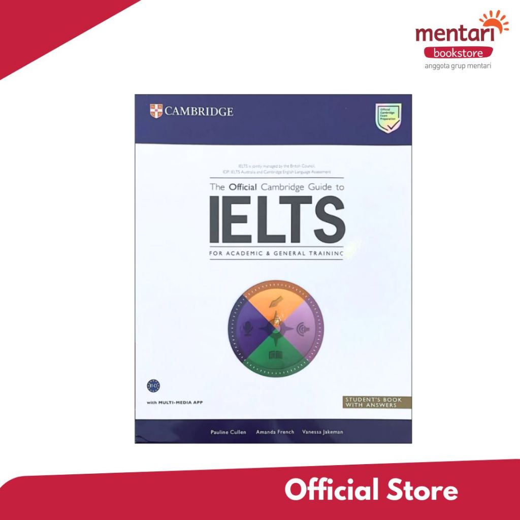 Mentari Bookstore - The Official Cambridge Guide to IELTS for Academic & General Training with Answe