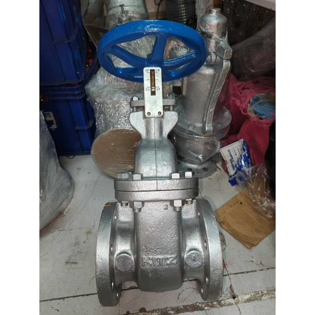 Gate Valve Kitz 5" Inch Jis 10K Type FCW-I DN125 Cast Iron / Gate Valve Kitz Body Besar