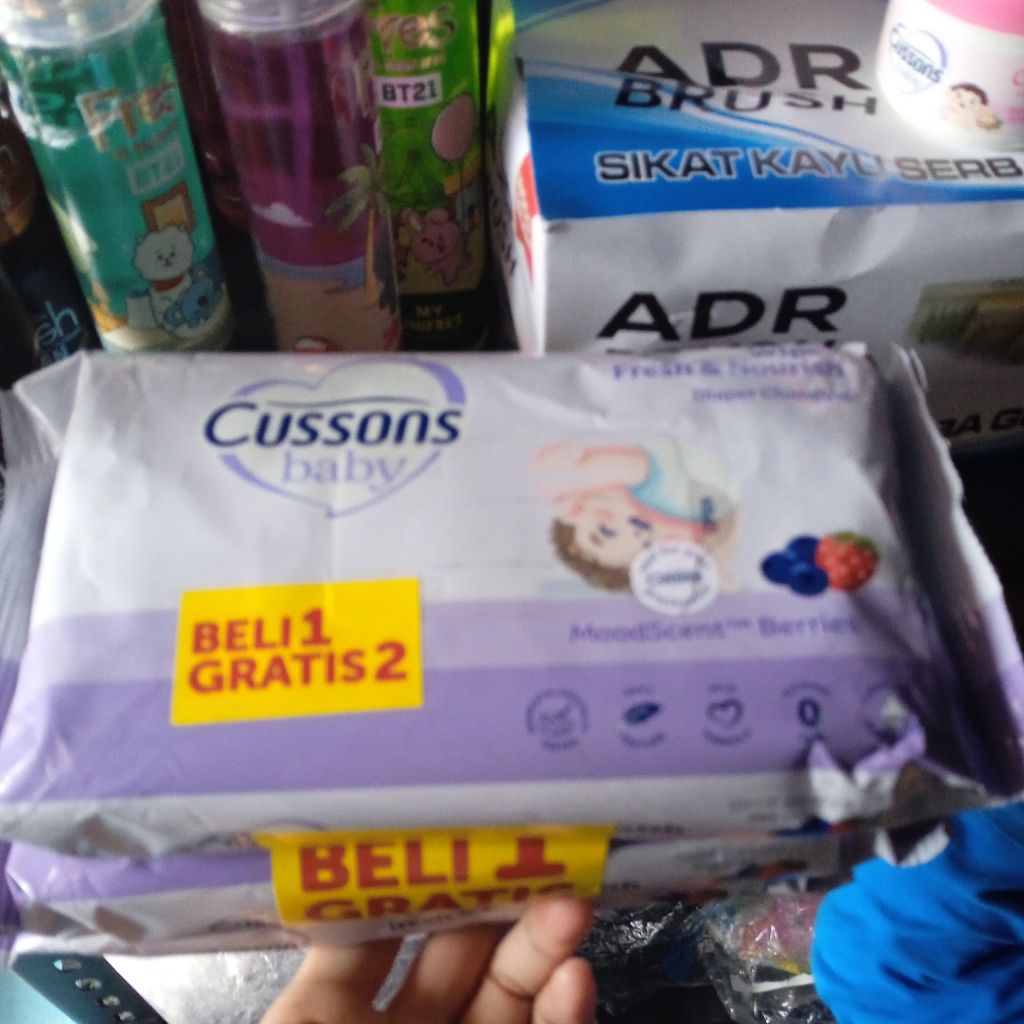 cussons tisu basah