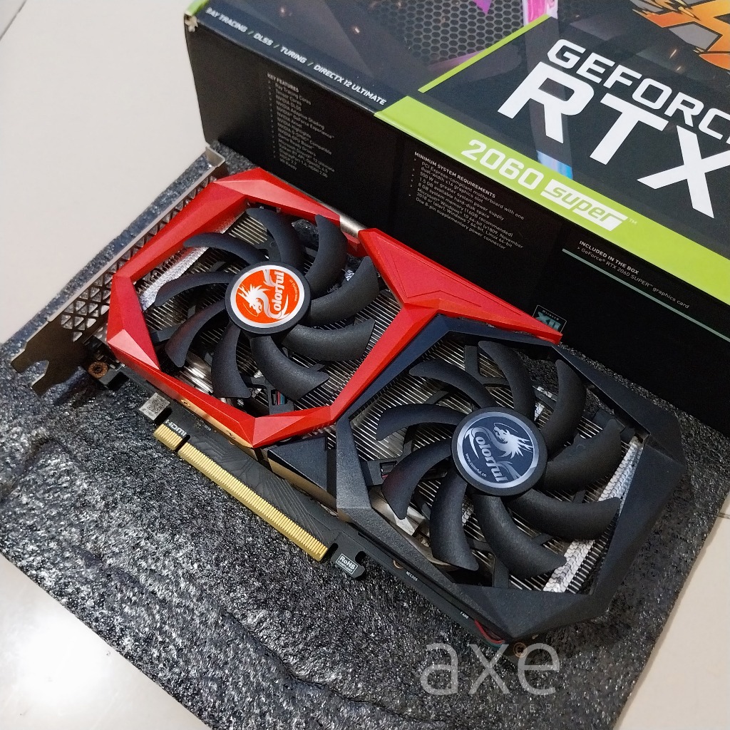 Rtx 2060 super 8gb colorful battle axe fullset