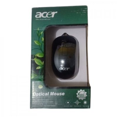 Optical Mouse Toshiba Acer Mouse USB Kabel Hitam