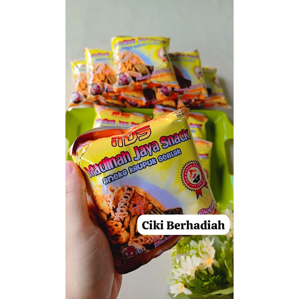 VIRAL Krupuk SEBLAK Ciki BERHADIAH UANG LANGSUNG Kerupuk Madinah Jaya Snack