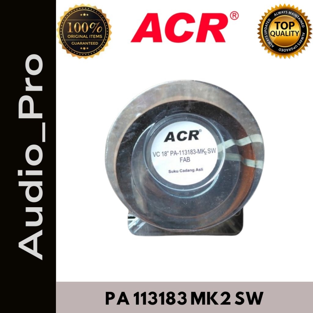 Spul Speaker ACR 18inch PA 113183 SW Fabulous ORIGINAL Spul Acr 113183