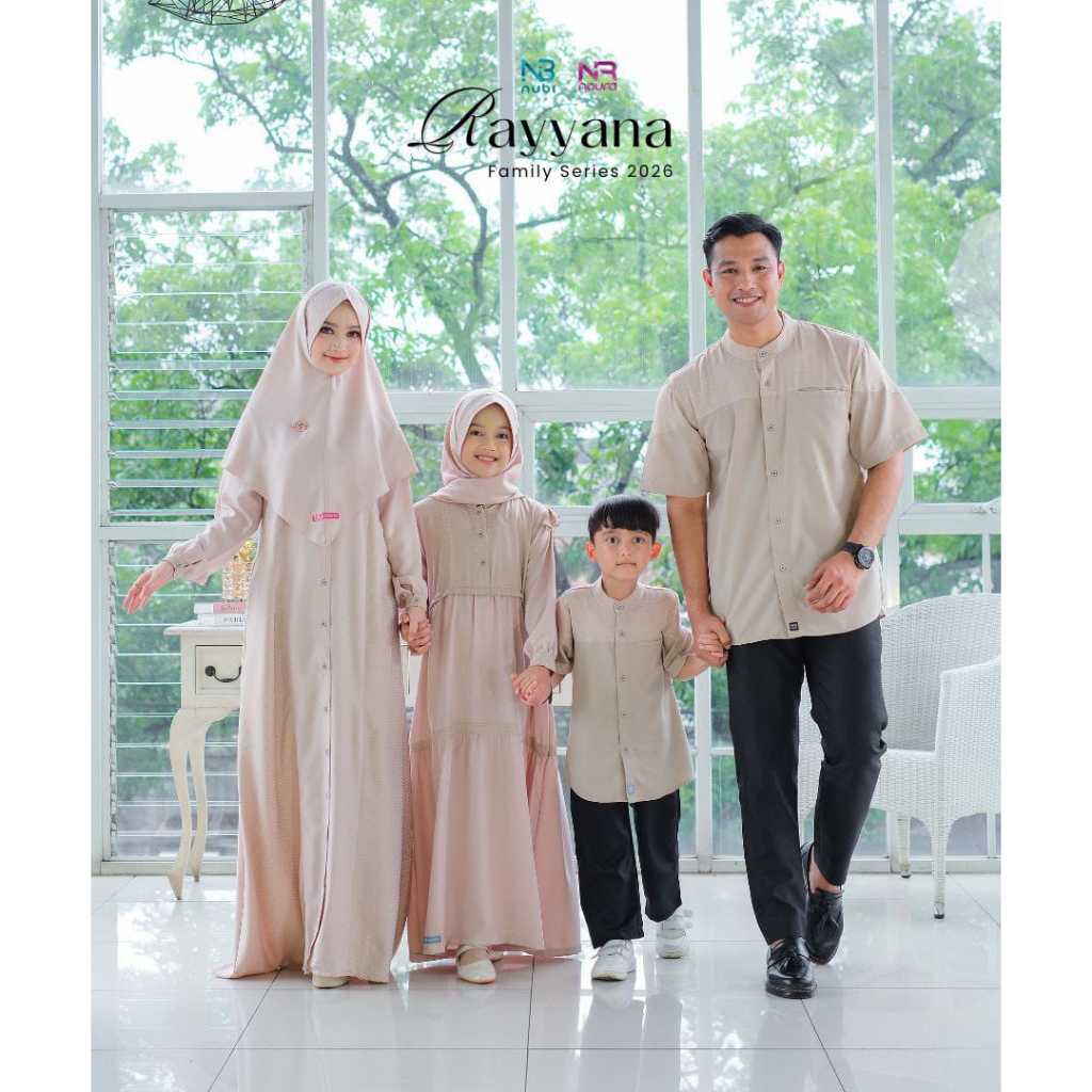 NEW SARIMBIT RAYYANA FAMILY SERIES 2026 BY NUBI (CREAM)