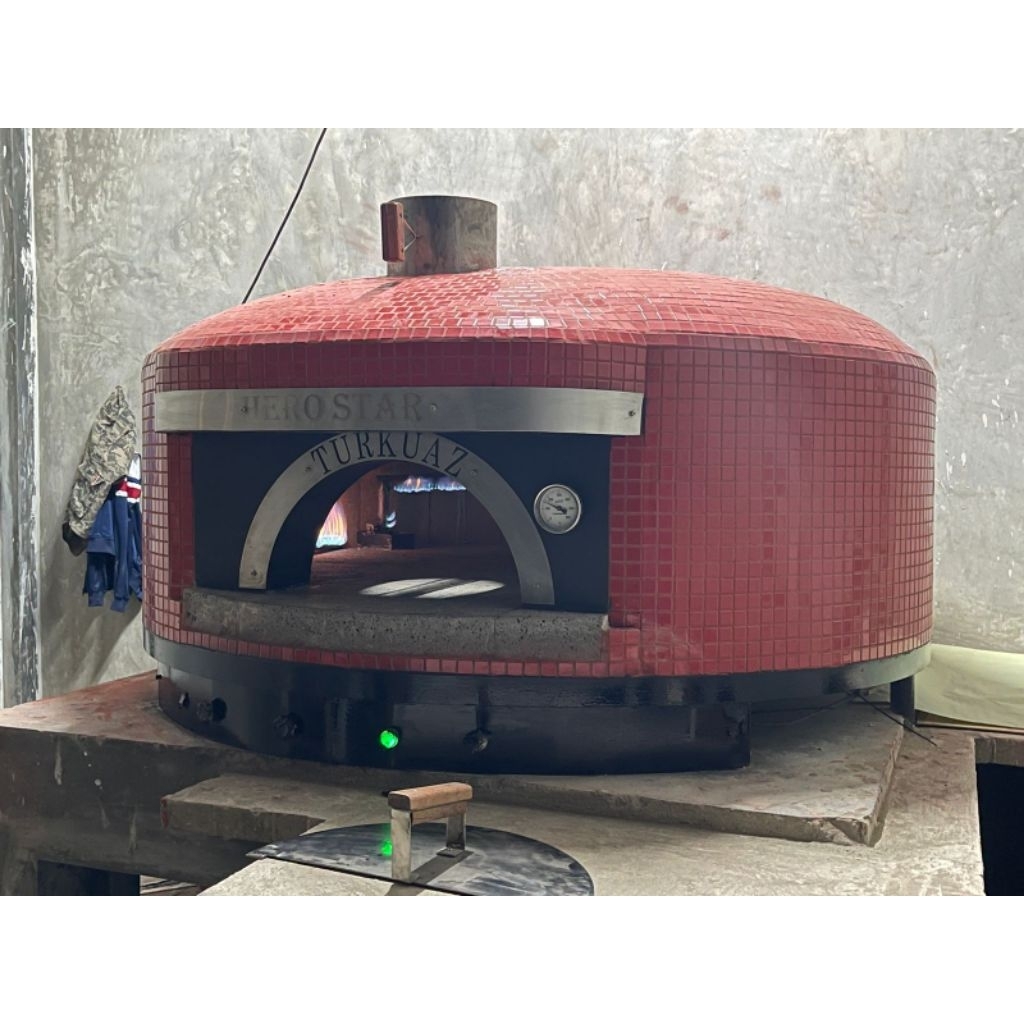 PIZZA DOME OVEN / OVEN TUNGKU KAYU BAKAR BODY MOZAIC