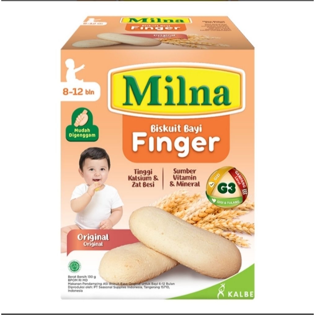 Milna, Biskuit Milna, Finger food, biskuit bayi tumgi