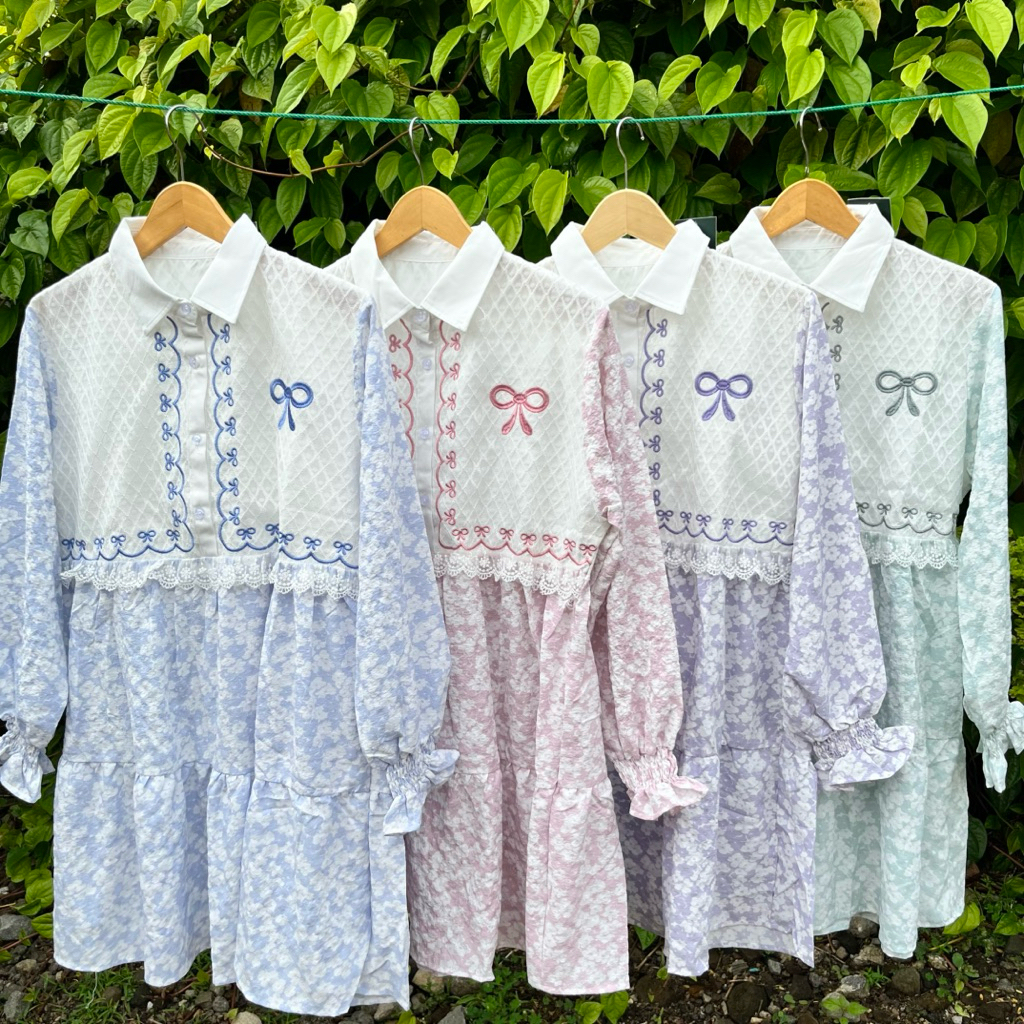 SET TUNIK CELANA FLORAL EXTU