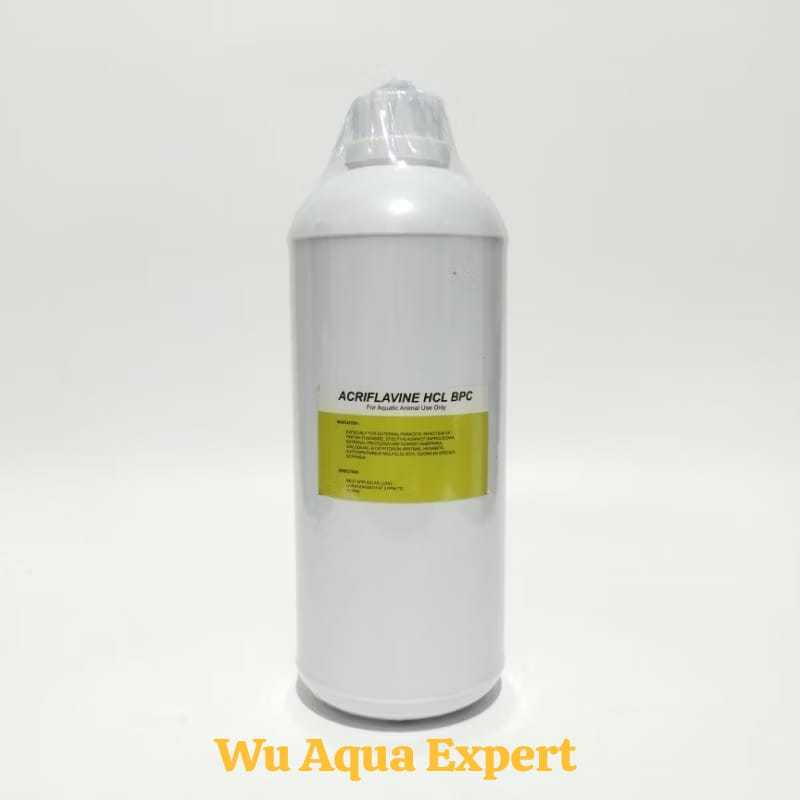 ACRIFLAVINE PLUS 1Liter Original 100% Pekat Obat Ikan Hias Ternak Lele Nila Gurame 1 Liter 1L ACRIFL