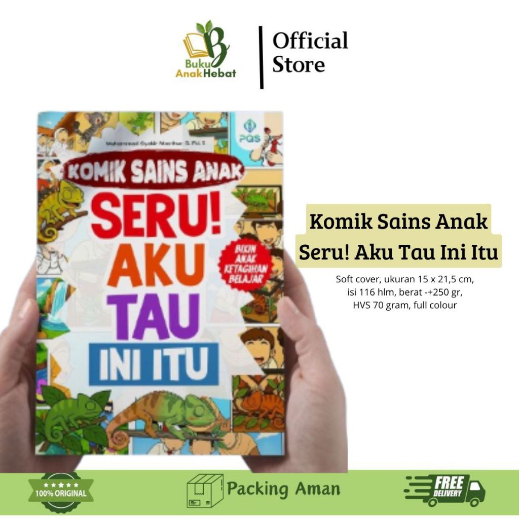 Komik Sains Anak : Seru Aku Tau Ini Itu | Buku Pengetahuan Sains Anak SD | PQS