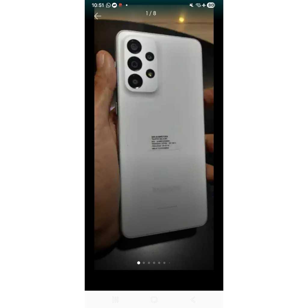 SAMSUNG A33 5G 8/256 SECOND/BEKAS