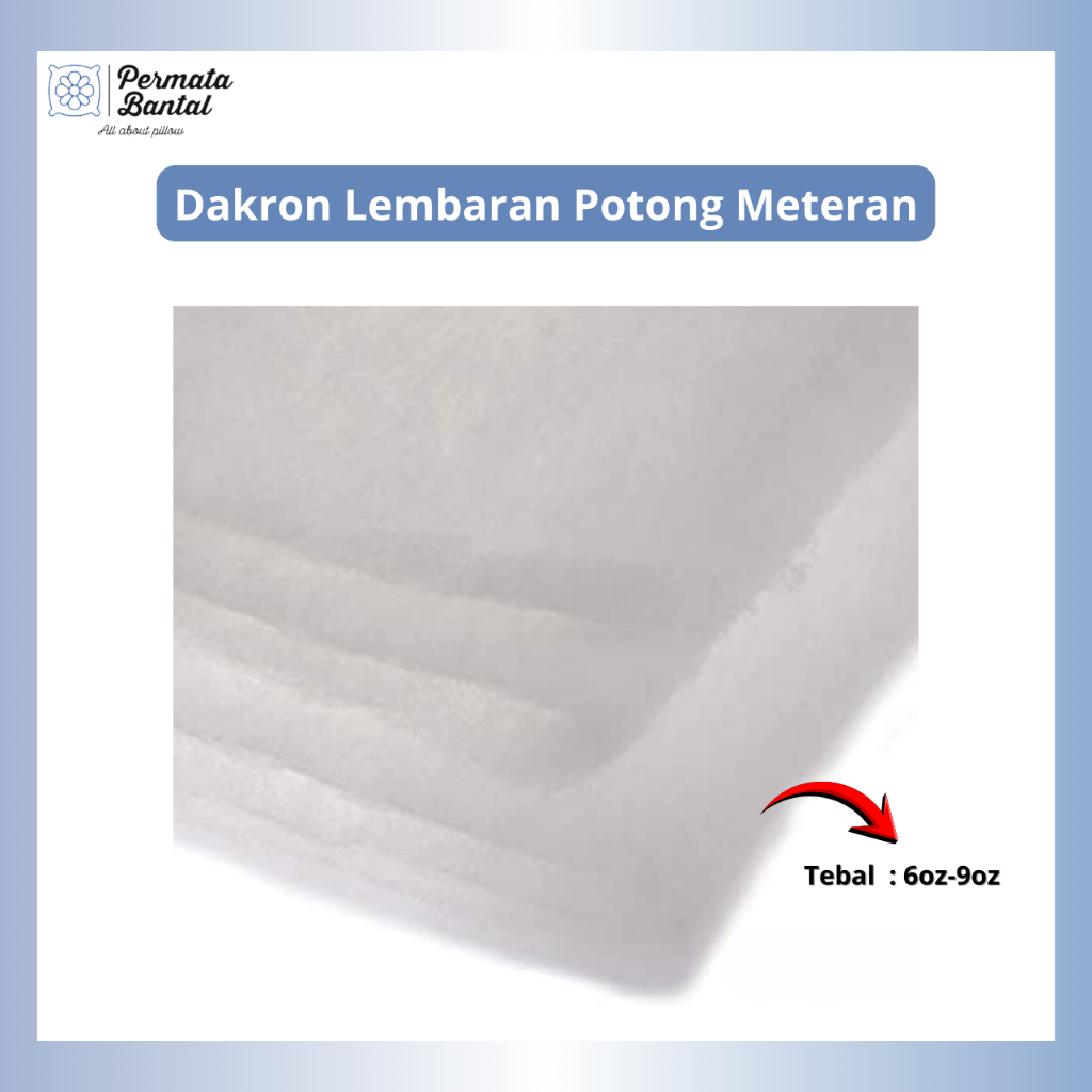 PB-Dakron Padding Lembaran-Potong Meteran