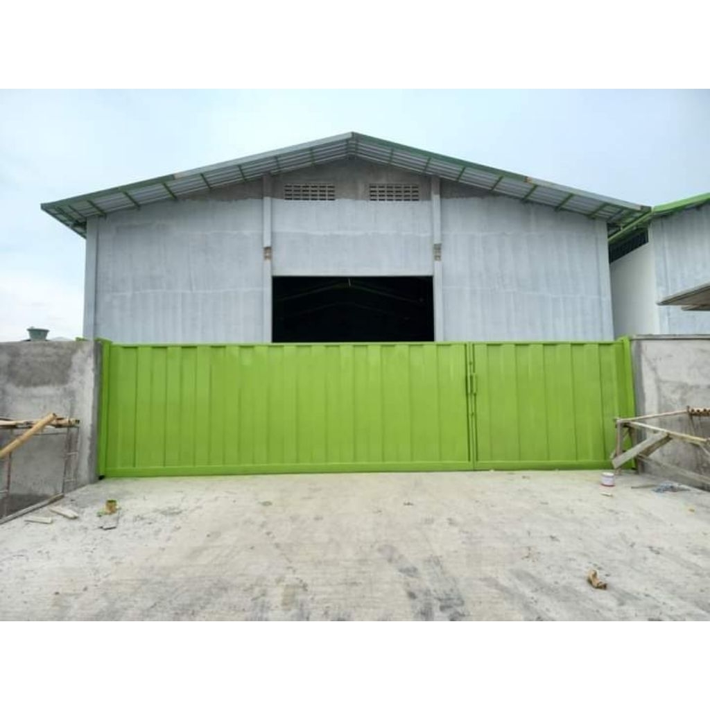 pintu gudang, pintu pabrik, pintu toko
