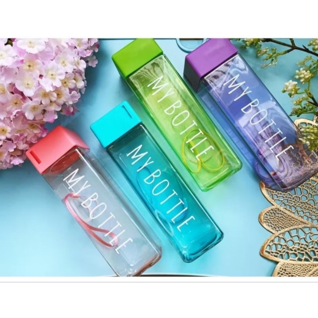 /BOTOL MINUM PLASTIK MY BOTLE KOTAK/