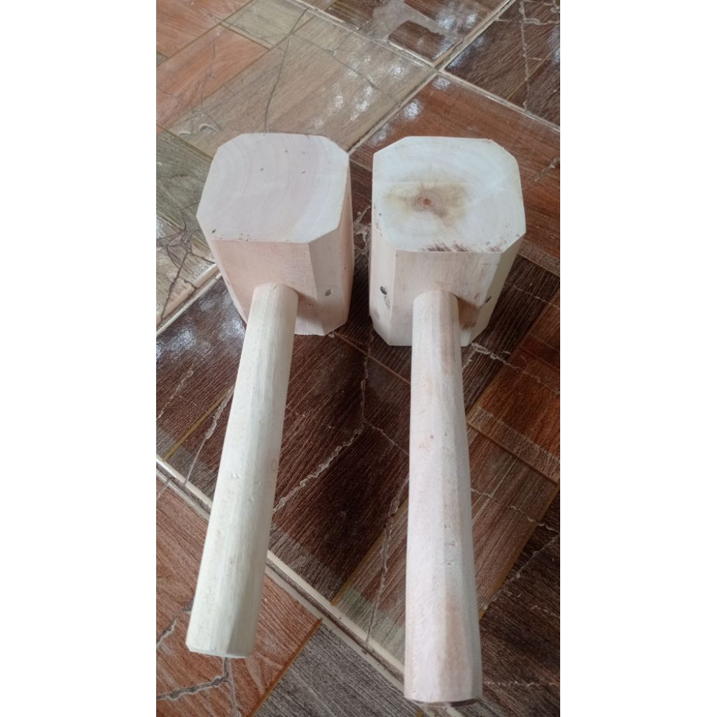 Palu kayu ecoprint/palu kayu untuk meringankan pekerjaan bisa juga untuk ganden es, emping, kerupuk 