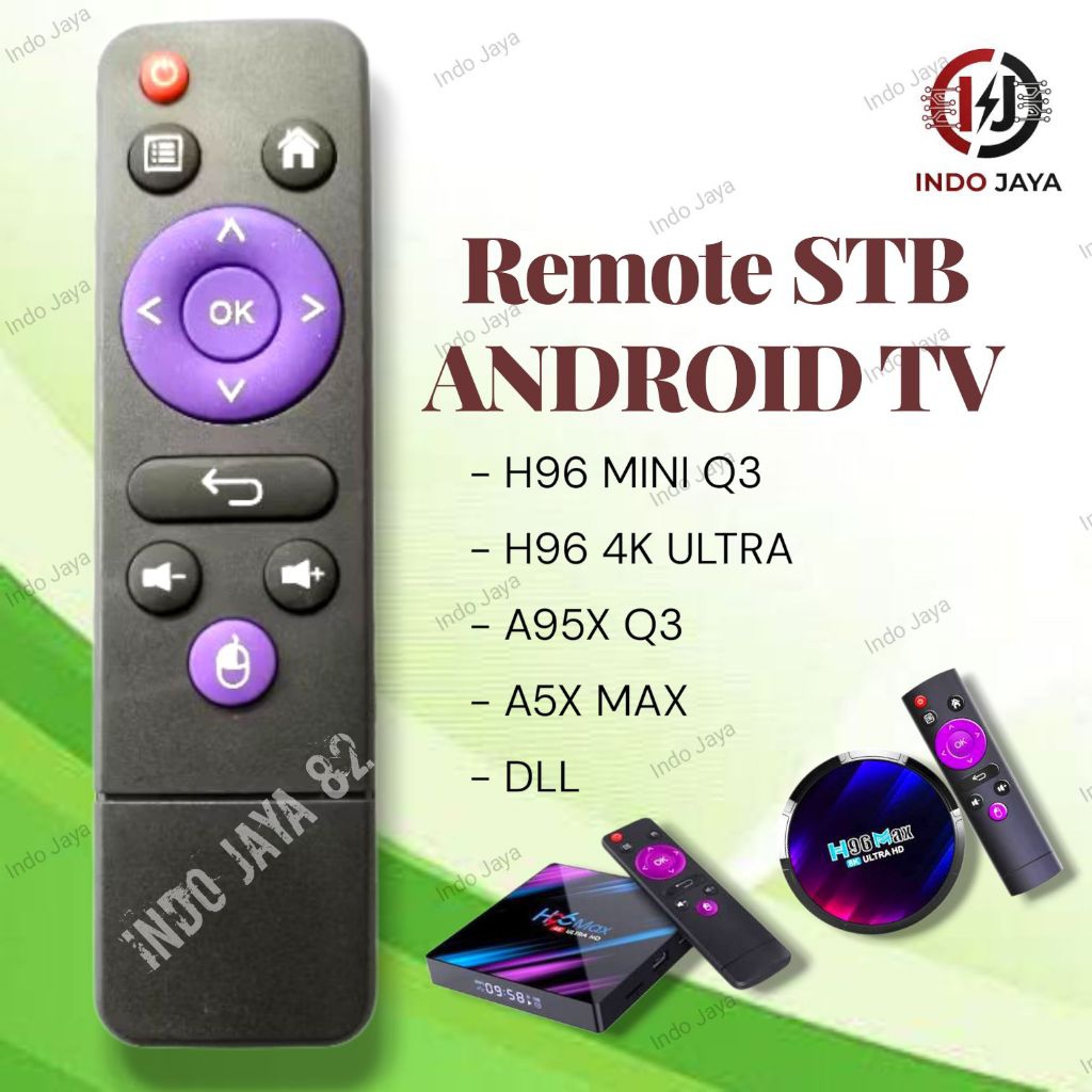 Remote STB ANDROID BOX H96 Mini Q3 H96 MAX 4K ULTRA A95X Q3 A5X MAX Android TV