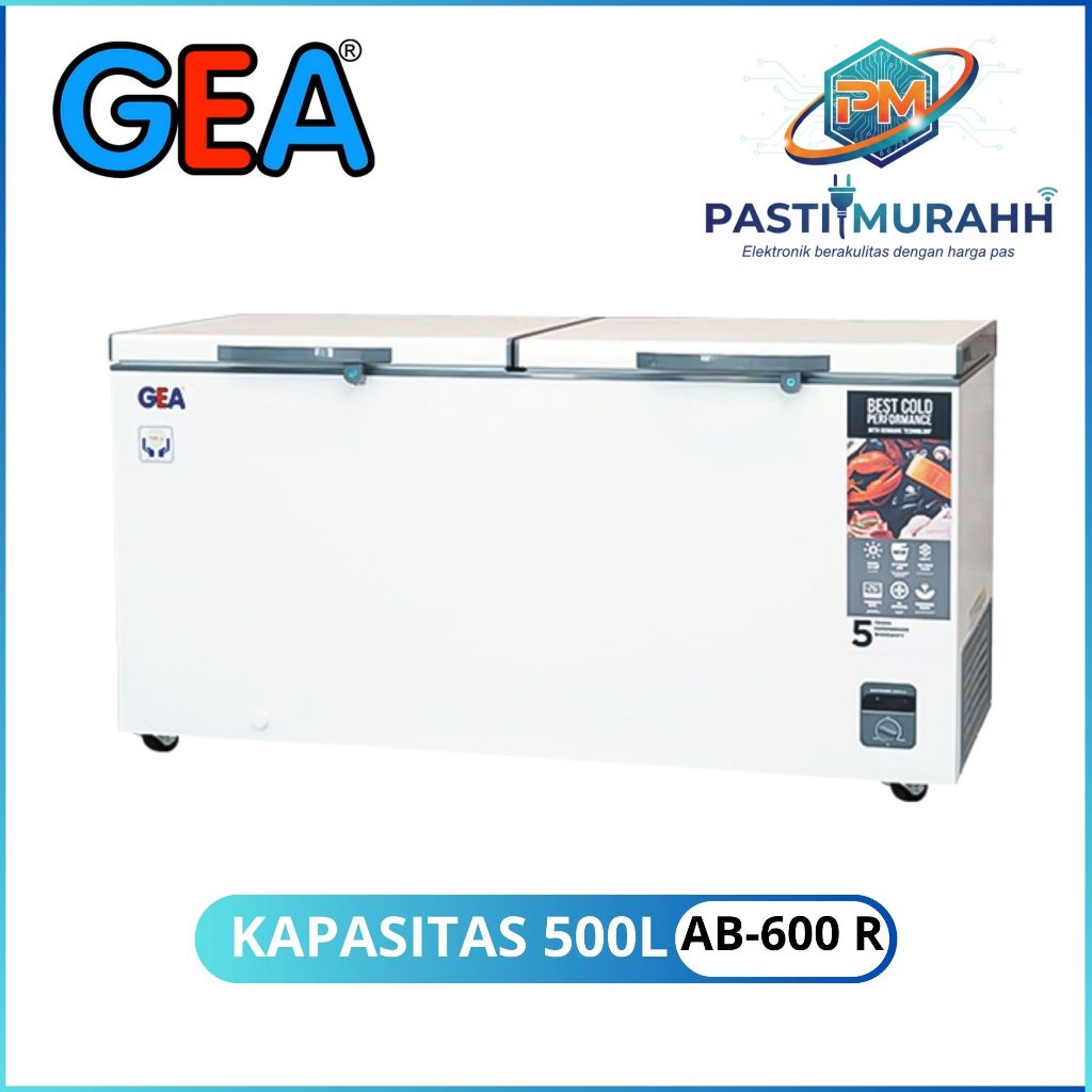 GEA FREEZER BOX AB-600 R (500L) BOX FREEZER GEA GARANSI RESMI