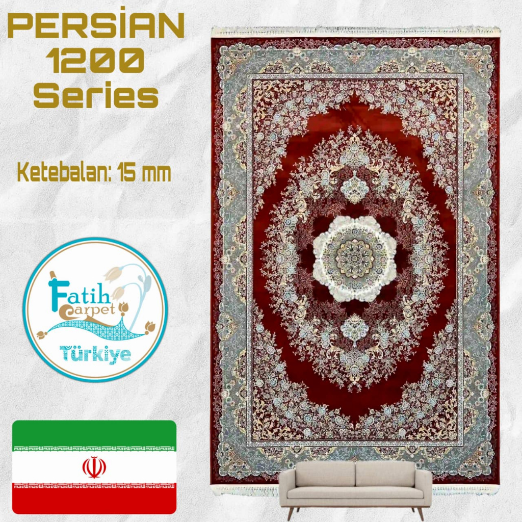 Karpet Premium Klasik Import Iran Reeds 1200 - I18