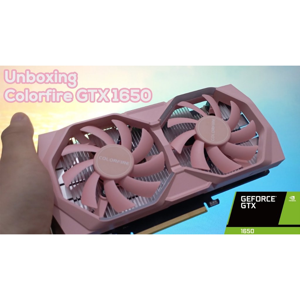 Colorful Colirfire GTX 1650 4gb pink