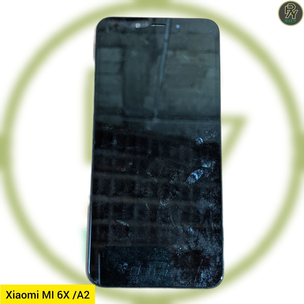 LCD xiaomi MI 6X / A2 hitam original copotan bergaransi