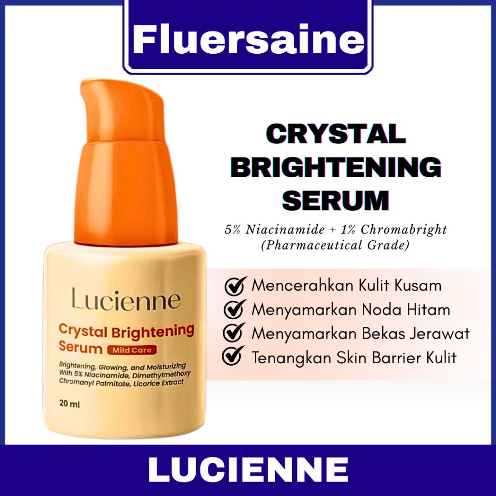 LUCIENNE CRYSTAL BRIGHTENING SERUM | crystal serum brightening mencerahkan