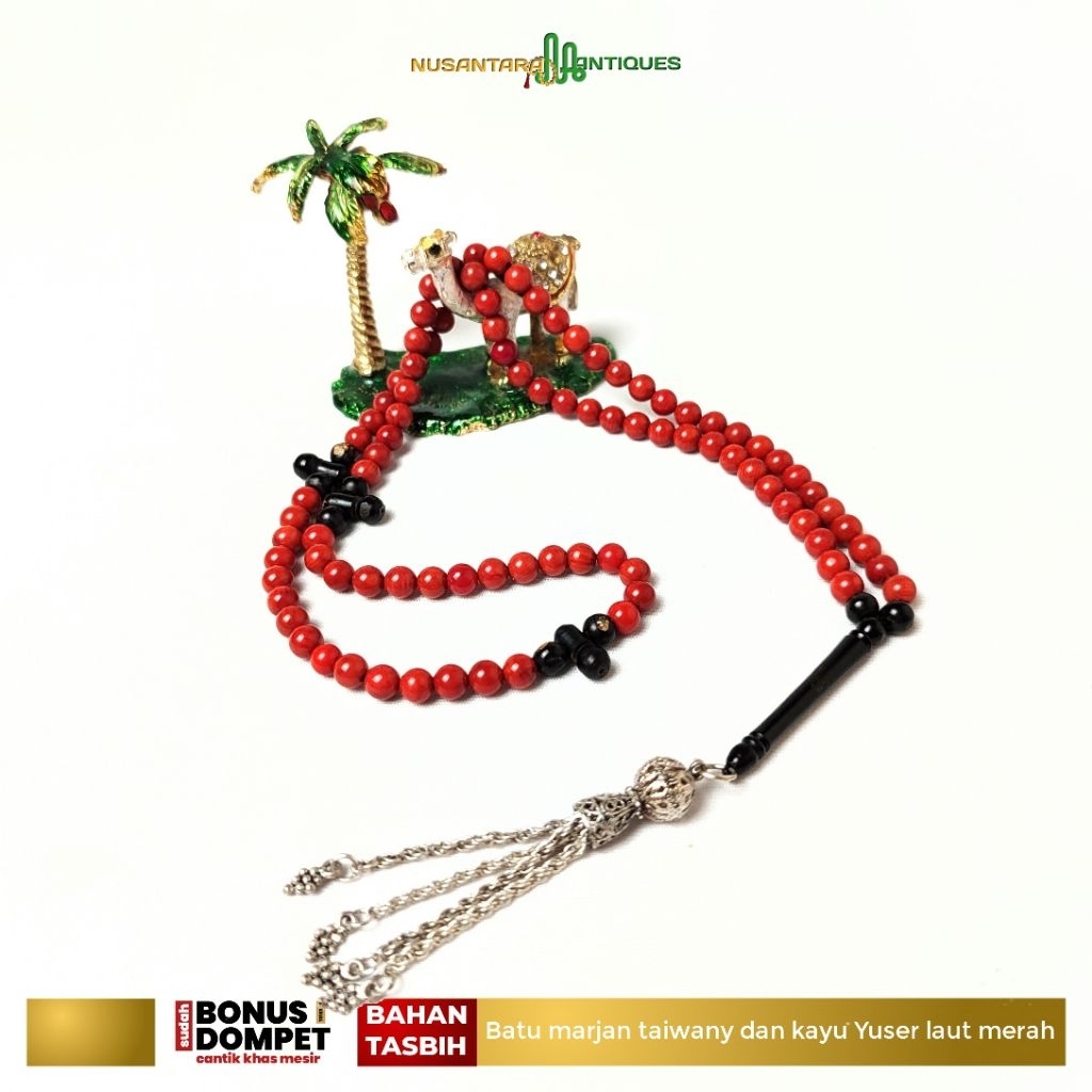 Tasbih Marjan Import mix Yuser Laut Merah Mesir