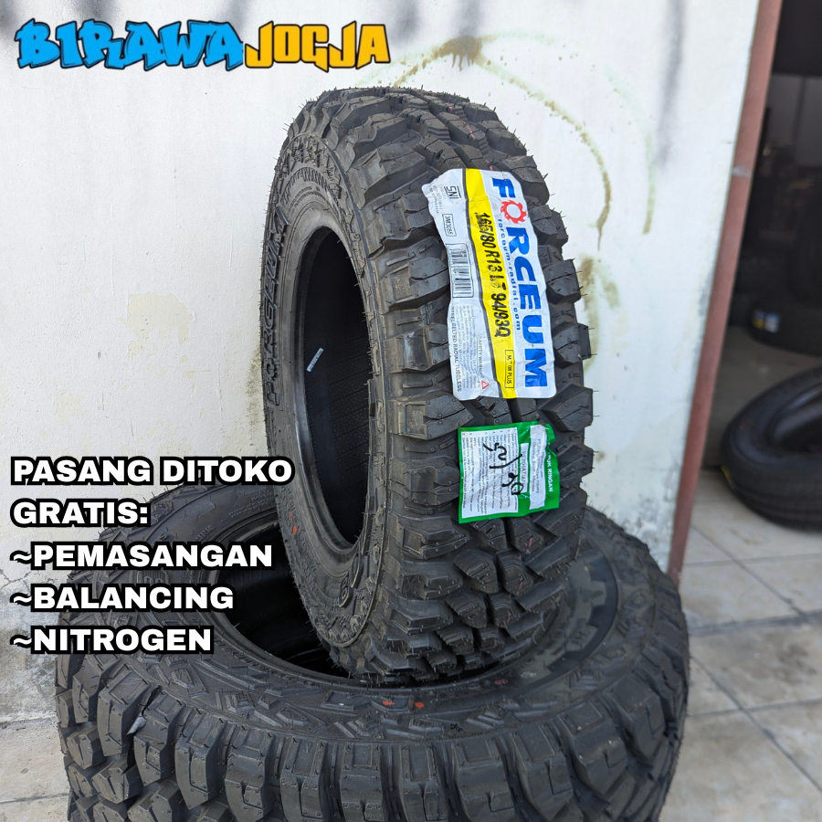 BAN MOBIL OFFROAD MT RING 13 UKURAN 165 80 R13 FORCEUM M/T  BAN MOBIL CARRY GRANDMAX AVANZA OFF ROAD