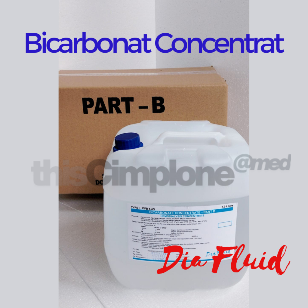 DiaFluid Bicarbonate Concentrat Hemodialisa/Cairan Hemodiala Bicarbonate