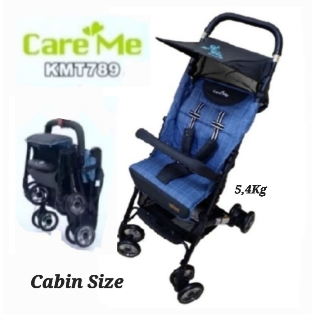 Stroller Care Me Spbaby KMT 789 Cabin Size Stroller Ringan Lipatan Compact Cocok Buat Travelling