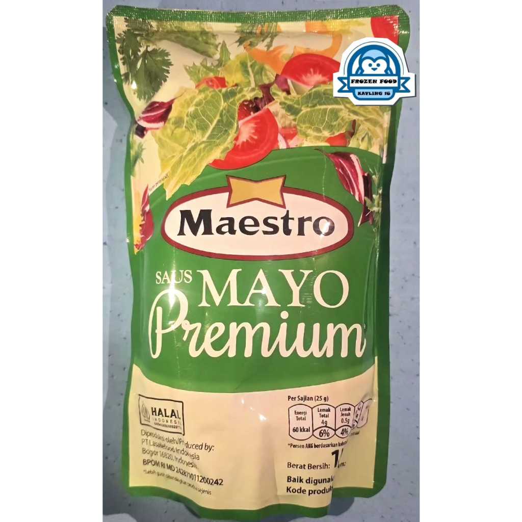 Maestro Mayonaise 1Kg / Mayonaise Origininal 1Kg
