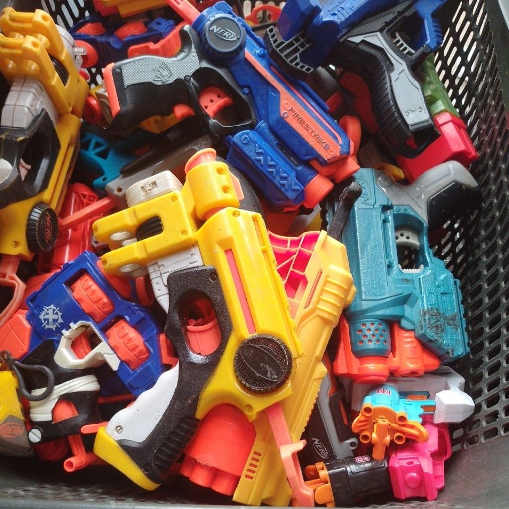 (Service A.01) Mainan Tembakan NERF (TIDAK BERFUNGSI/RUSAK) baca deskripsi