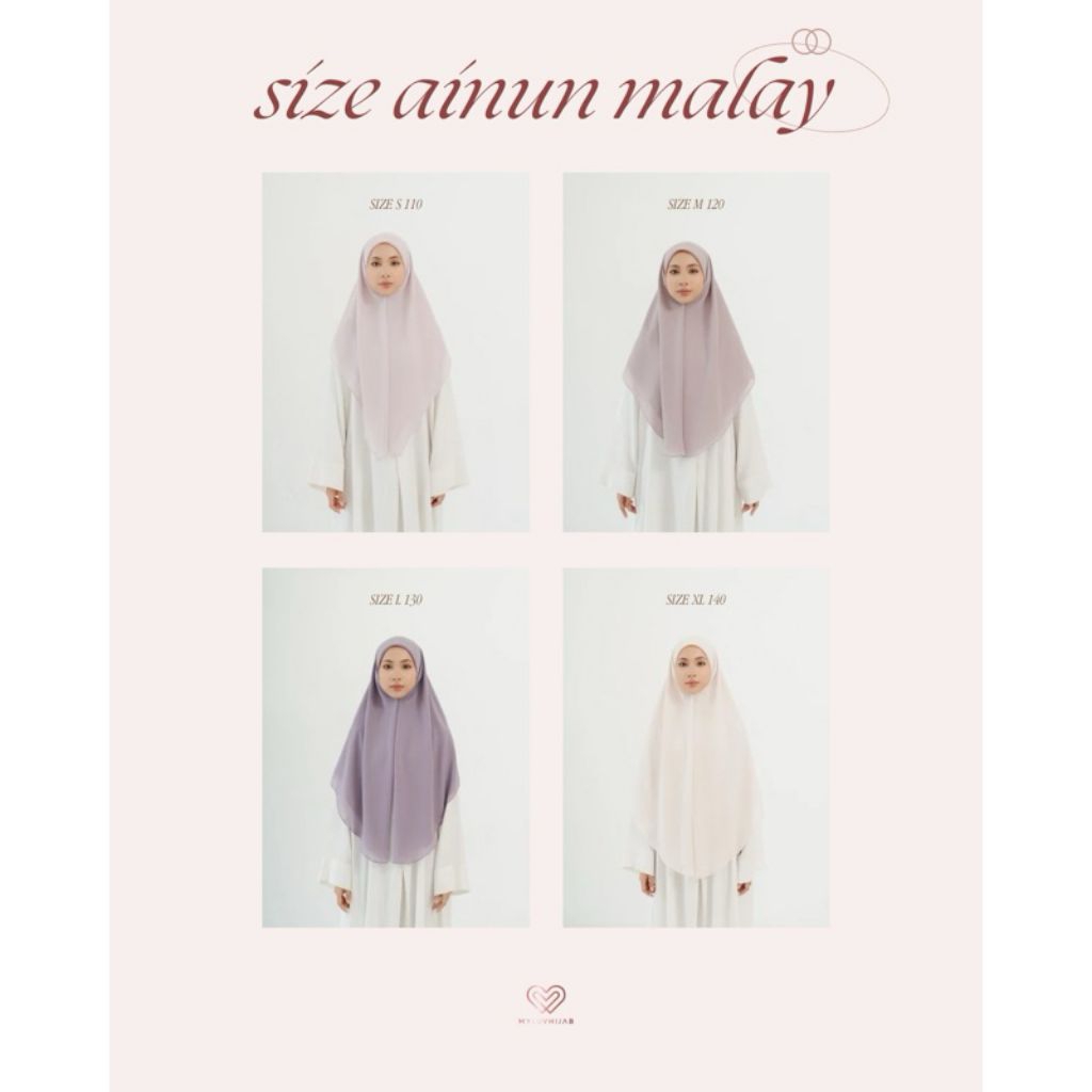 Ainun hijab segiempat ala malaysia / Hijab malaysia