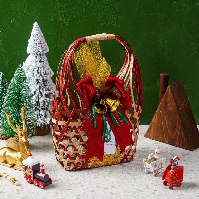 Hampers Natal Keranjang Hexa / Hampers Pempek / Pempek Frozen