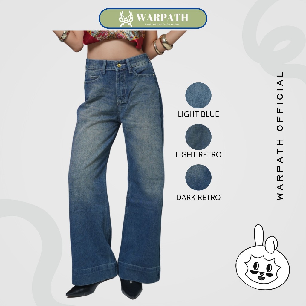 WARPATH - Celana Highwaist Kulot Loose Jeans ROVERGY OG ALL VARIAN Oversize Jeans non stretch
