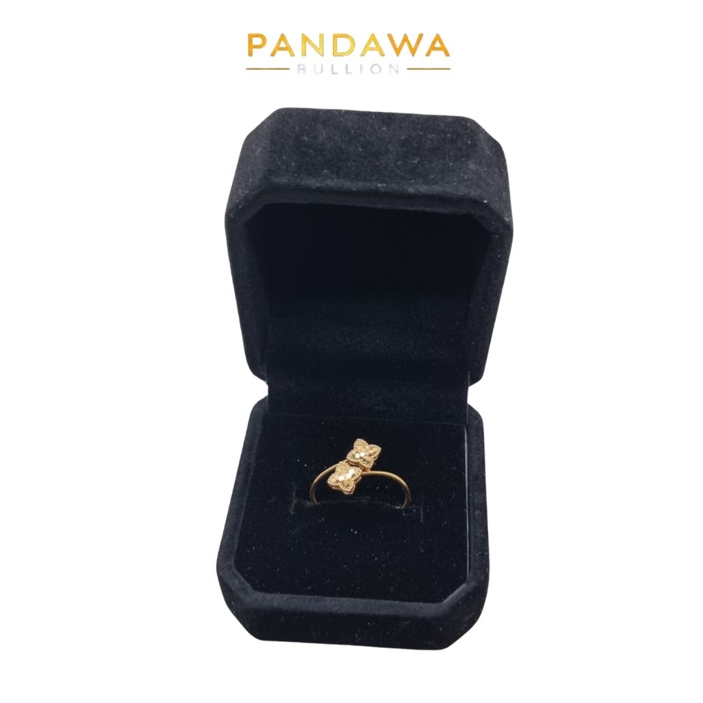 Cincin Emas Wanita Spektra Silang kadar 70% Gold Ring Asli 1.2gram