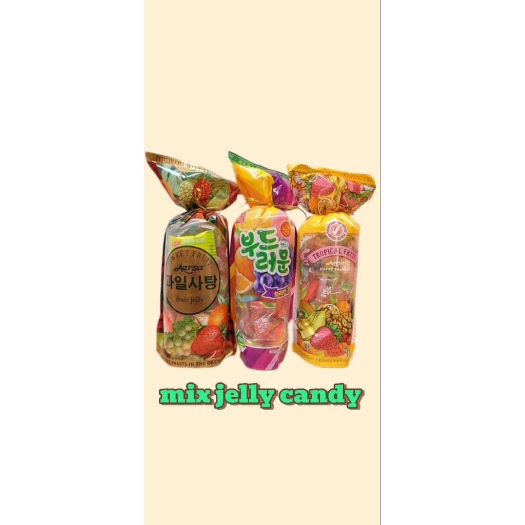 PERMEN JELLY  ANEKA RASA / PERMEN JELLY KOREA 450gr