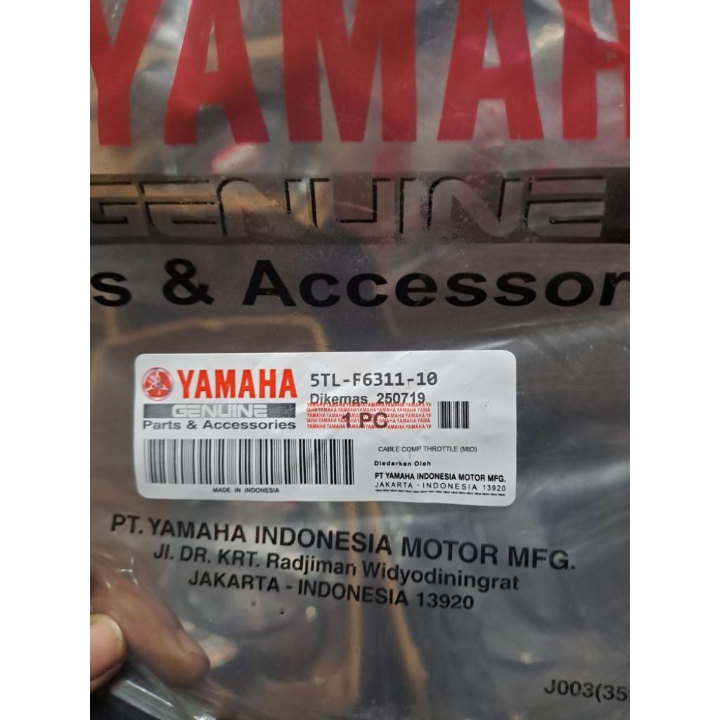 Kabel Gas Mio Lama Mio Sporty