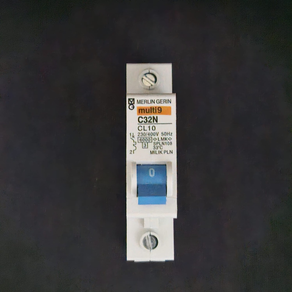 MCB Termis Merlin Gerin MG Biru Multi 10 Ampere CL10
