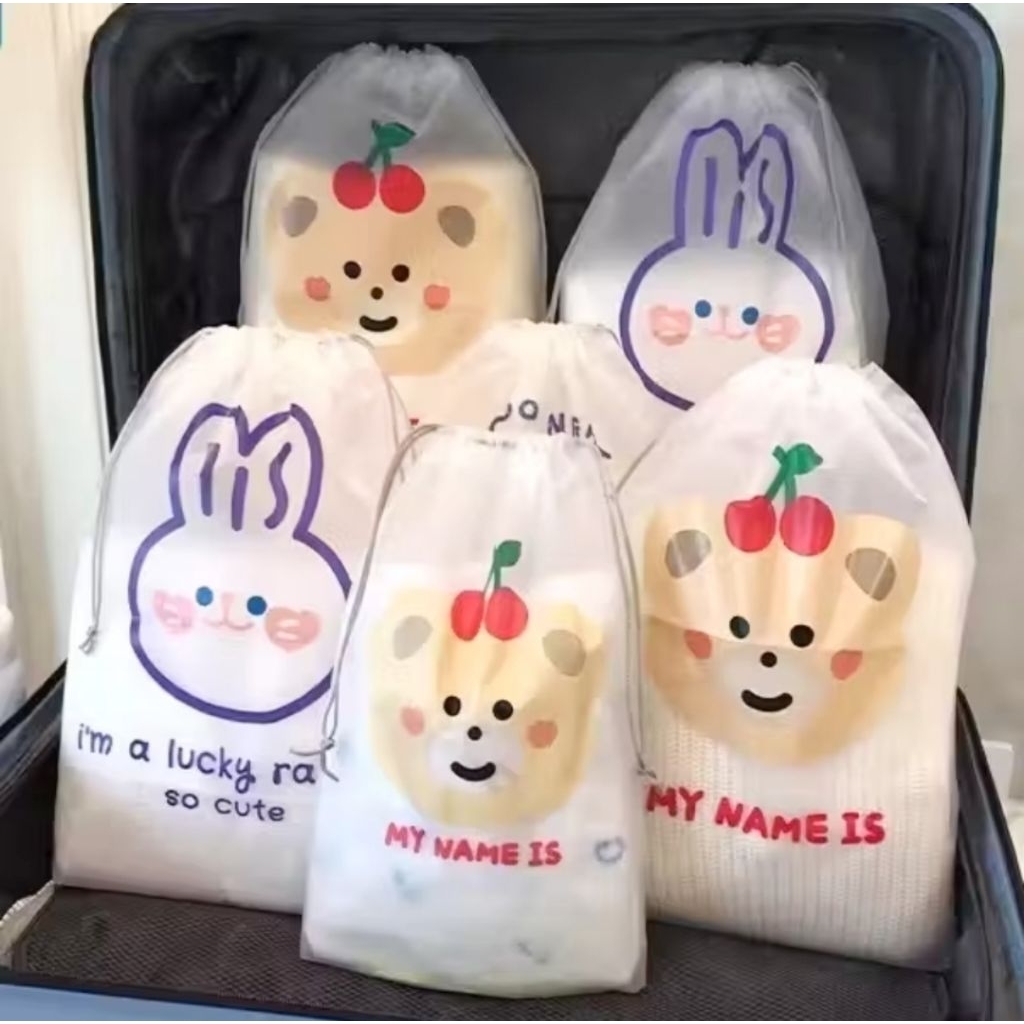 POUCH SERUT ANTI AIR KANTONG TRAVELING ORGANIZER WADAH SEPATU BAJU KOSMETIK