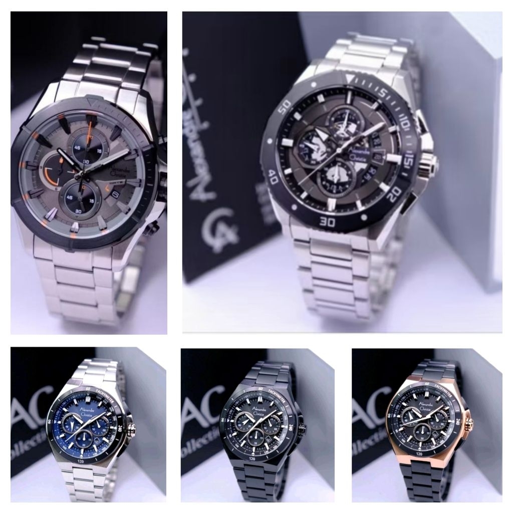 Alexandre Christie pria sport AC 6679 / 6677 / 6691/ 6618 / 6662 / 6607  MC Original chronograph  ga