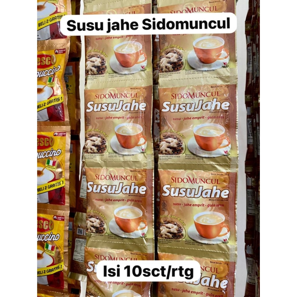 SUSU JAHE SIDOMUNCUL