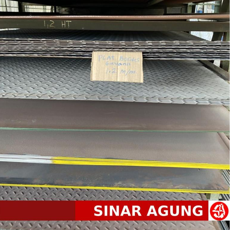 Plat Hitam Tebal 1mm 1,2 x 2,4 m Plat Eser Lembar