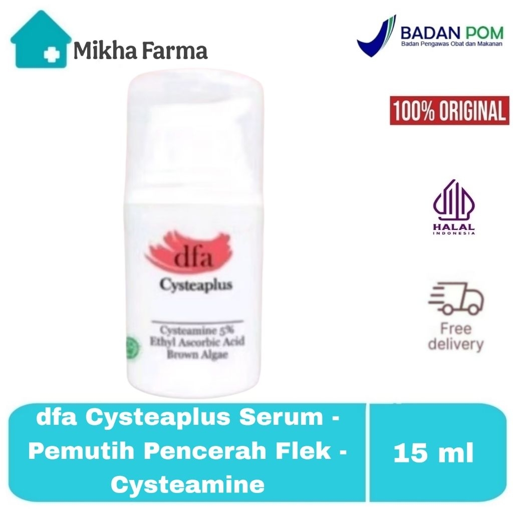 dfa Cysteaplus Serum - Pemutih Pencerah Flek - Cysteamine - BPOM