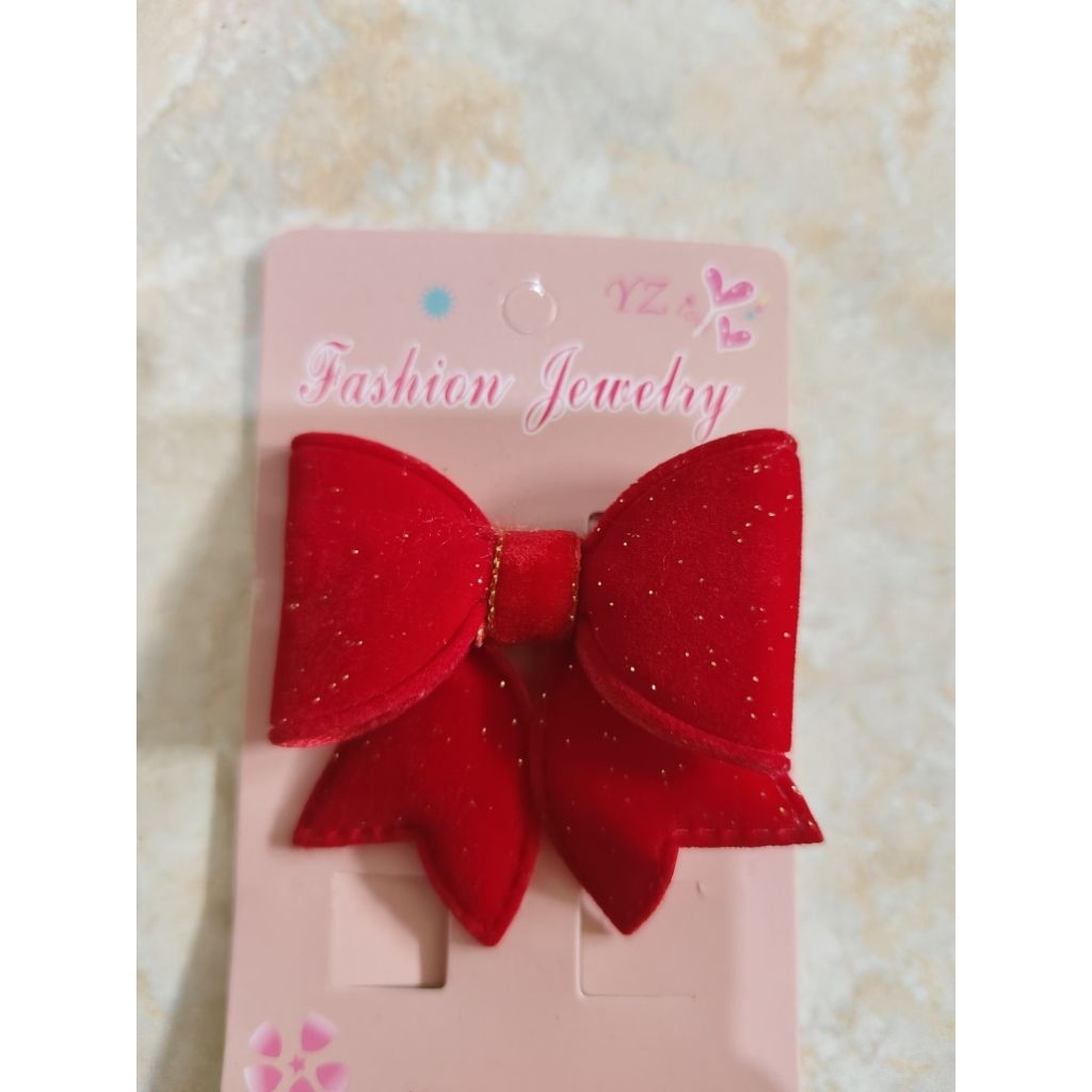 Jepit rambut bergaya Korea, aksesoris rambut bentuk pita, aksesoris rambut mode untuk wanita, Jepit 