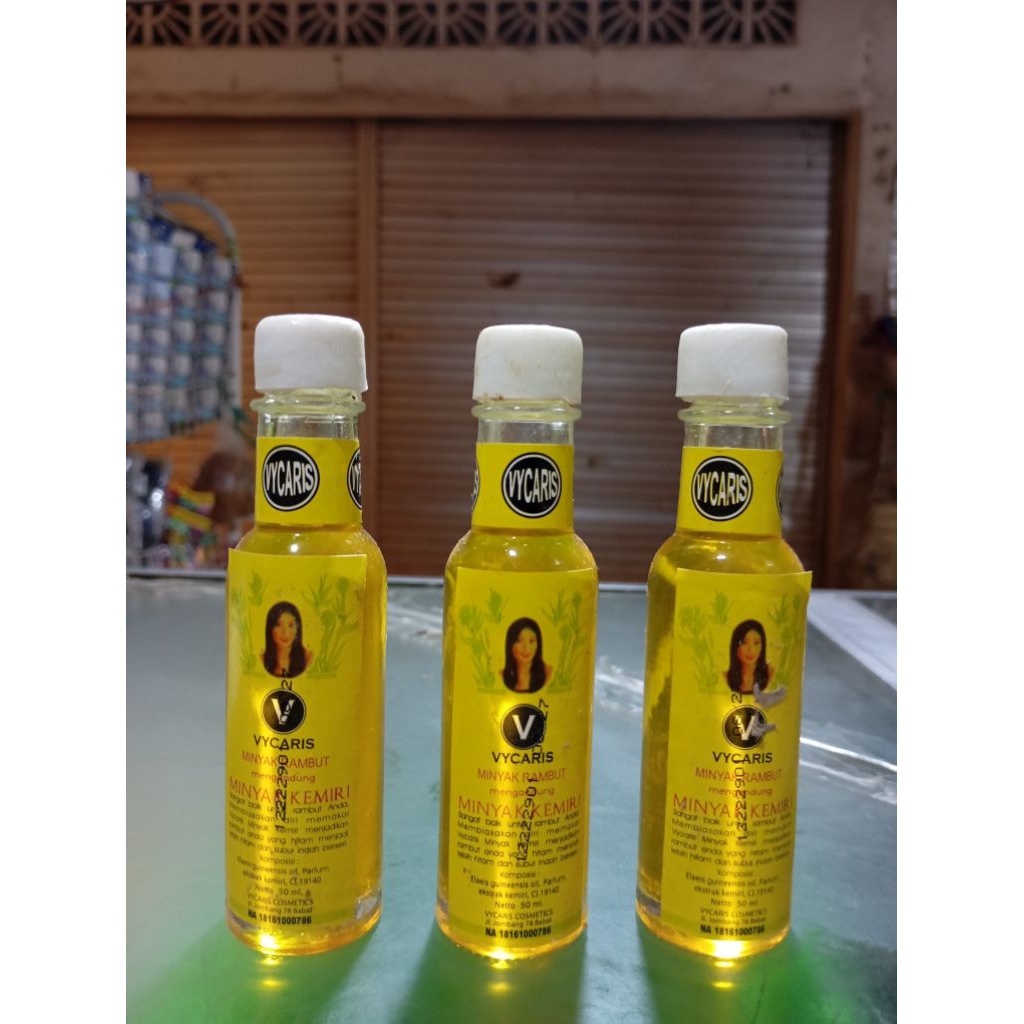 Vycaris minyak rambut mengandung minyak kemiri 50ml