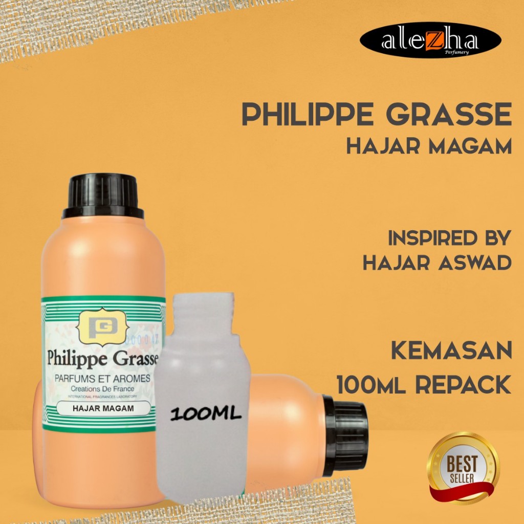 Bibit Parfum Murni HAJAR MAGAM / HAJAR ASWAD (PHILIPPE GRASSE) 100ml