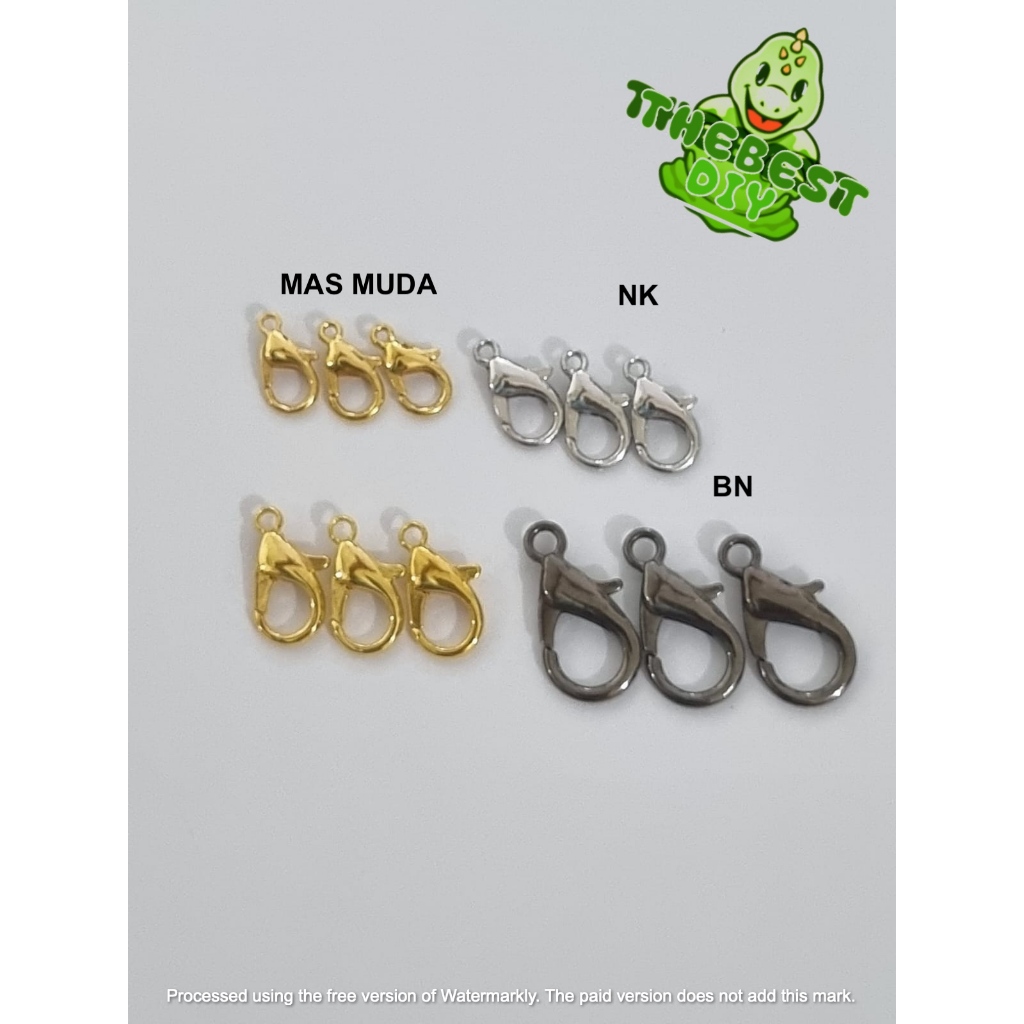 KAITAN / LOBSTER KOKOT UDANG (12 mm, 14 mm , 16 mm dan 20 mm) / lusin