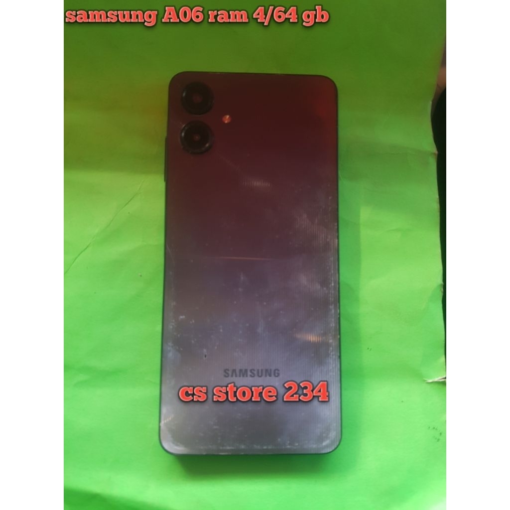samsung A06 ram 4/64 versi 14 original