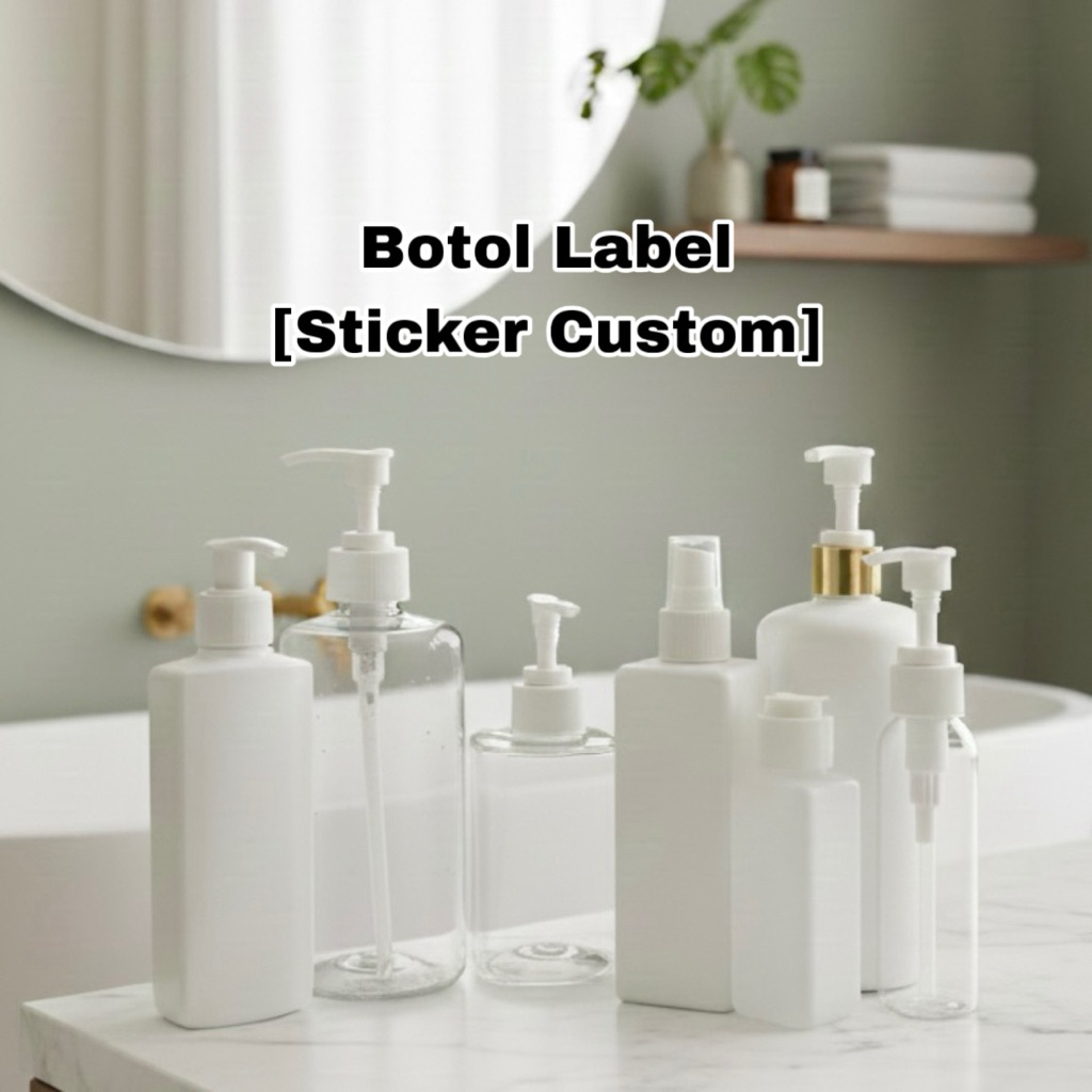 Botol Sabun Cair Refill Botol Packaging Label Custom